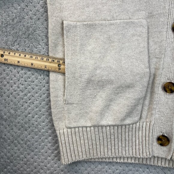 Banana Republic Womens Shawl Collar Cardigan Knit Sailor Sweater Boho Cottage - Picture 7 of 16